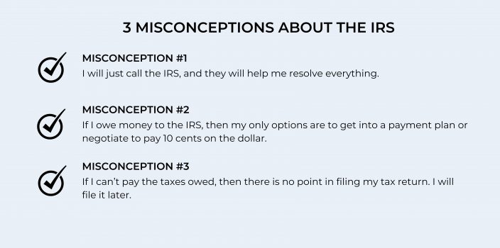 3 Misconceptions About the IRS